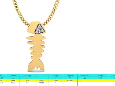 Solitaire Women Pendant 3dm STL OBJ FBX Renders Details 3D print model 18