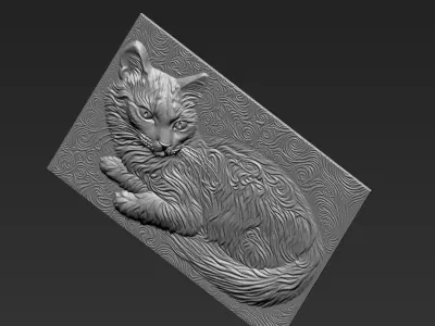 Cat A44 3D print model