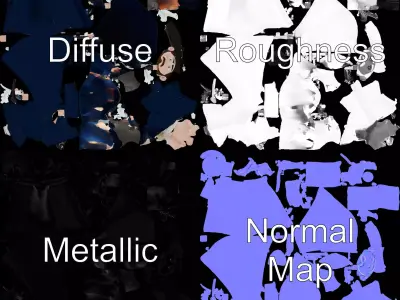 Feathered Noble Character model pack Low-poly 3D model