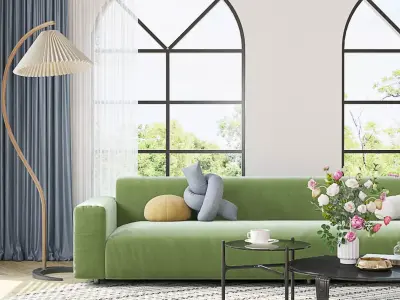 Modern residential indoor 3 d model 3D model