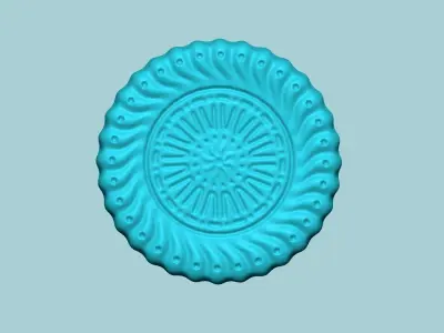 Cookie Mould 01 - Biscuit Silicon Molding 3D print model