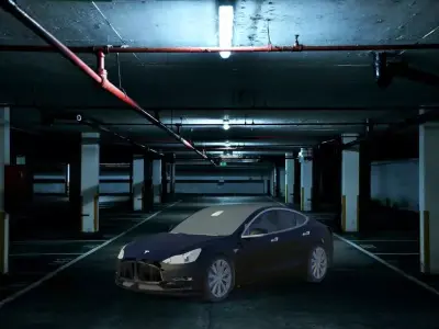 Tesla Model 3 3D model purchase