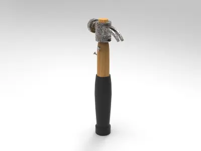 Hammer Low-poly 3D model 49