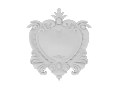 Cartouche Ornament 007 3D model