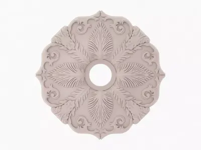 Classic Ceiling Medallion 09 3D model