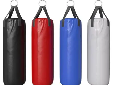 Punching Bags Set 3D model
