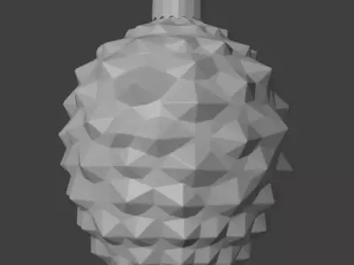 Pinecone Ornament 3D print model