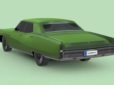 Buick Electra 225 1968 Low-poly 3D model