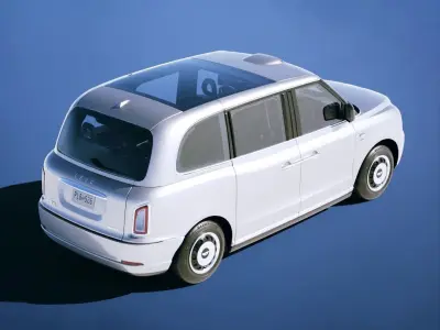 LEVC TX E City 2019 Low-poly 3D model