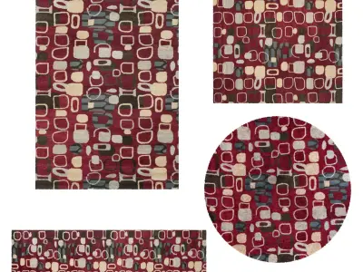 Rugs No 13 Low-poly 3D model