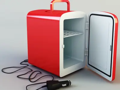 Mini fridge 3D model