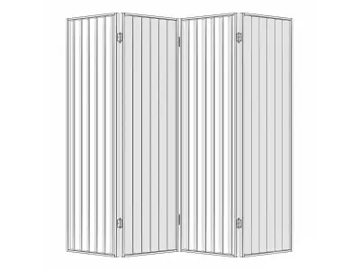 Panel Solid Wood GZ-M1008 3D model