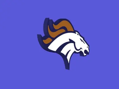 Denver Broncos Team Logo 3D model