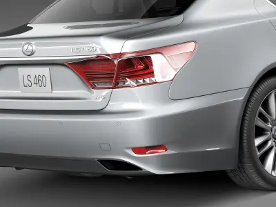 Lexus LS 460 2013 3D model