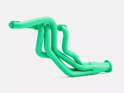 Mopar 440 Long Tube Headers 3D print model
