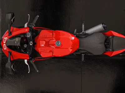 YZF R6 3D model Low-poly 3D model