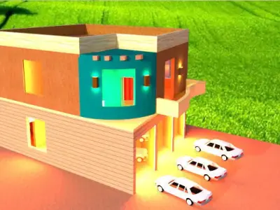 3D house modeling  3D model