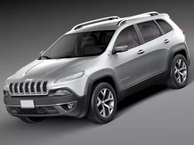Jeep Cherokee Euro 2014 3D model
