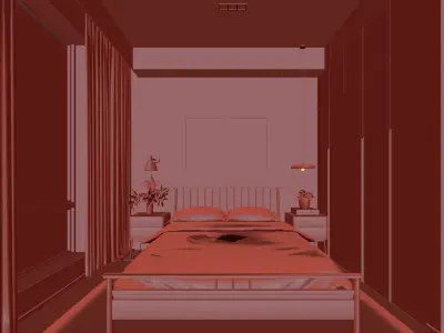  Bedroom interior 30 3D model