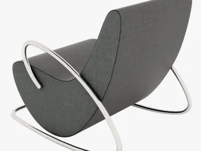 Camilla rocking armchair 3D model