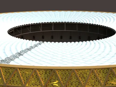 Qatar Lusail Stadium 3D model