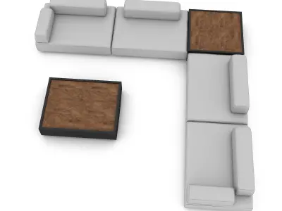 garden door 07 model Low-poly 3D model