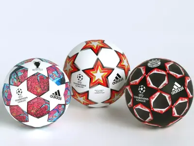 Chempions league ball 3D model