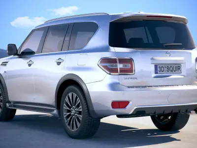 Nissan Patrol Y62 2019 3D model