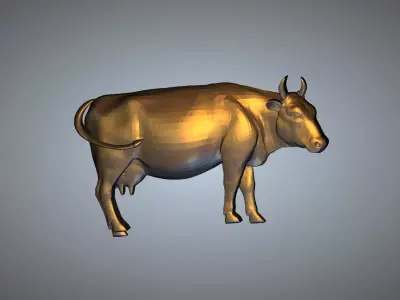 cow design 3D print model