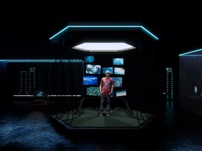  sci-fi space 3D model