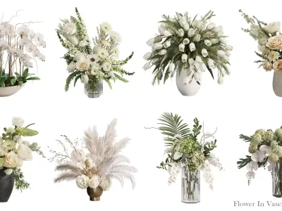 Flower In Vase Collection 03