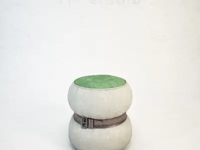 DIESEL Chubby Chic pouf S by Moroso Free 3D model