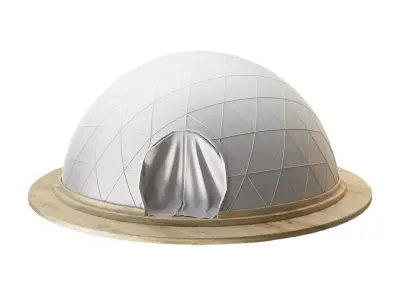 Dome Glamping Geodome 3D model