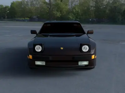 Porsche 944 S HDRI 3D model