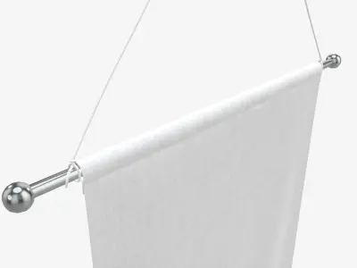 Medium wall pennant  3D model