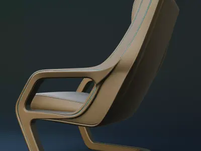 Futuristic Luxury Chair  Modern 3D Model Free 3D model