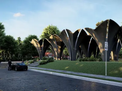 confluence park 3D model