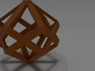 Border-Cube 3D Impression Free 3D print model