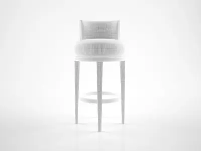 The Sofa and Chair Co Oscar barstool 3D model
