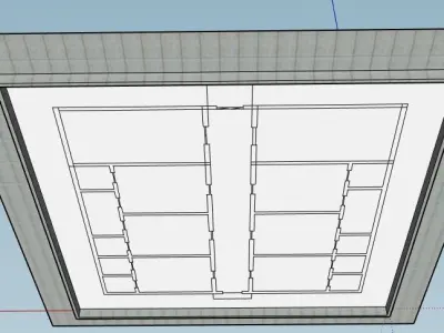 Wings modern house 3D model