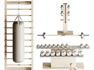 PENT luxury fitness equipment 3D model