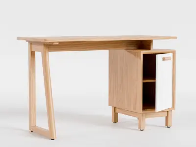 Heim Studio KATO Table Desk Low-poly 3D model