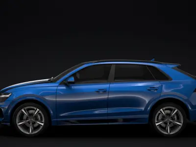 Audi Q8 55 TFSI quattro 2020 3D model
