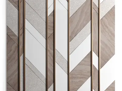 Marble panels 3D model