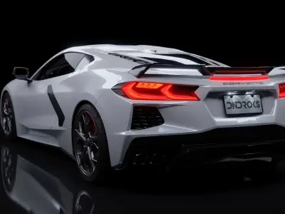 Corvettte Stingray C8 2019 3D model