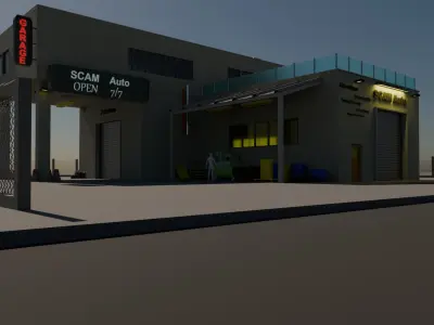 Garage 3D model 3