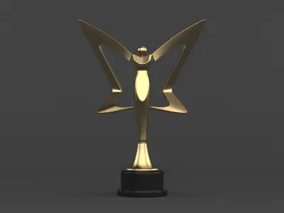 Trophy Cup 3D model 26