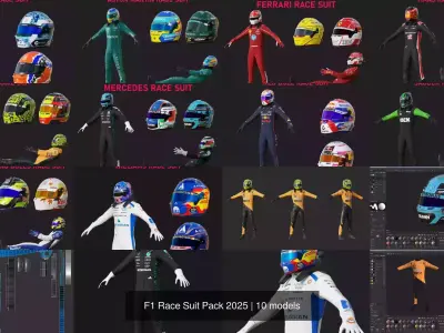 F1 Race Suit Pack 2025