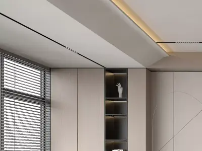 Sofa combination 3D model