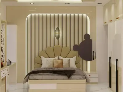 Luxury Bedroom Design 3D model